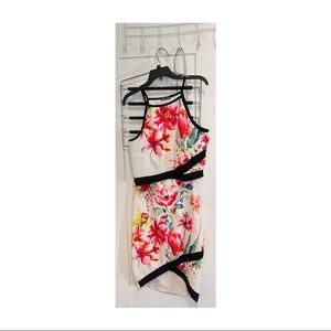 Two piece floral set